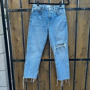Women’s Straight Leg High Rise Topshop Jeans